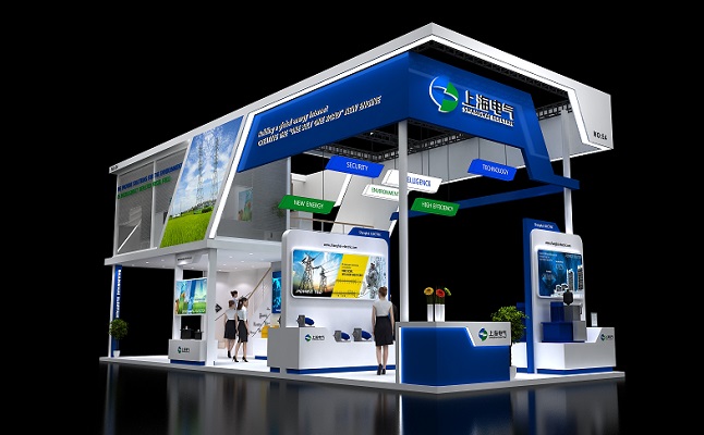 上海電氣展臺設(shè)計-雙層展位